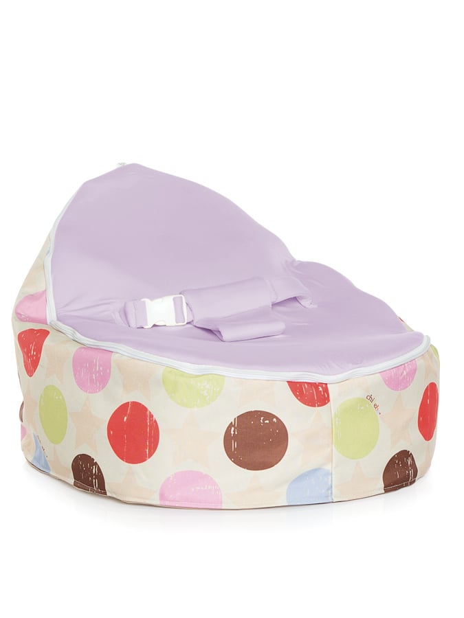 Liberty Baby Bean Bag with swappable Grape seat attachment