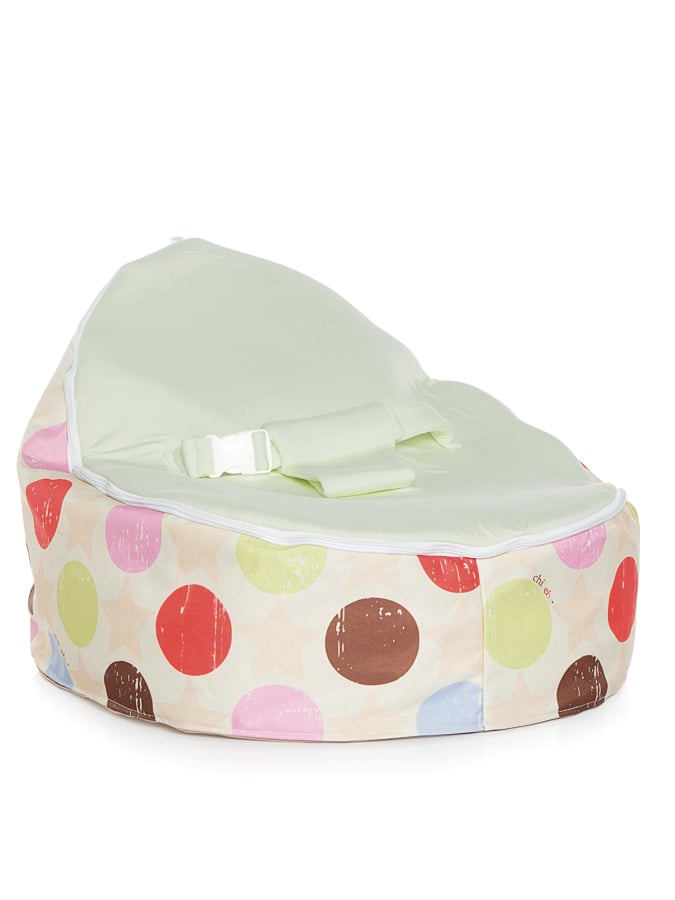 Liberty Baby Bean Bag with swappable Lime seat attachment