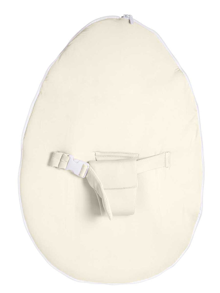Swappable baby seat in Cream color for Chibebe Snuggle Pod baby bean bag