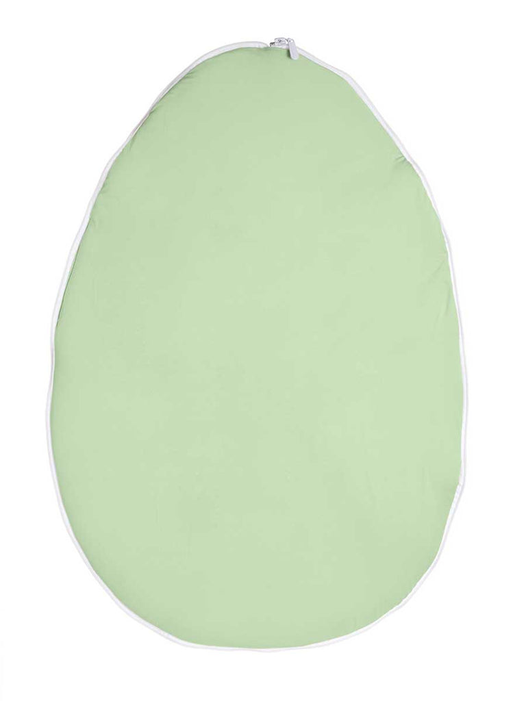 Swappable toddler seat in Lime color for Chibebe Snuggle Pod baby bean bag